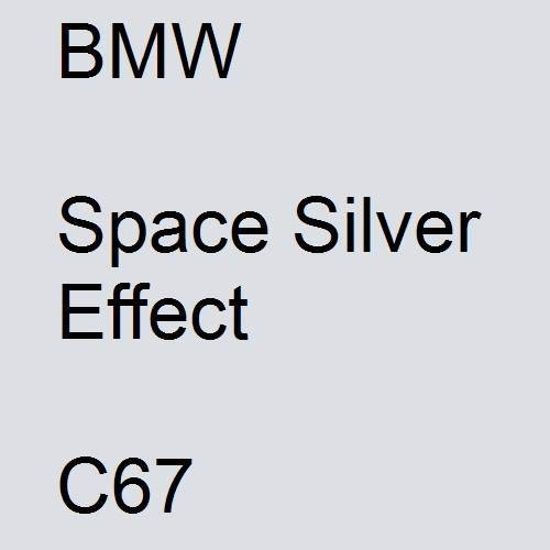 BMW, Space Silver Effect, C67.